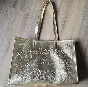 Disney Bath and Body Works Princess Gold Tote Bag
